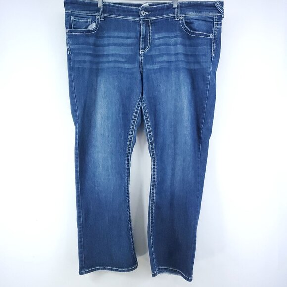 Maurices Bootcut Denim Jeans Women's Size 24 Short - Picture 1 of 7